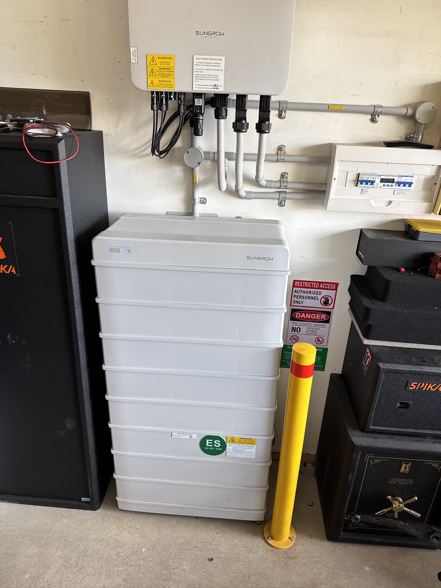 GRIDHUB Sungrow home battery installation in NSW